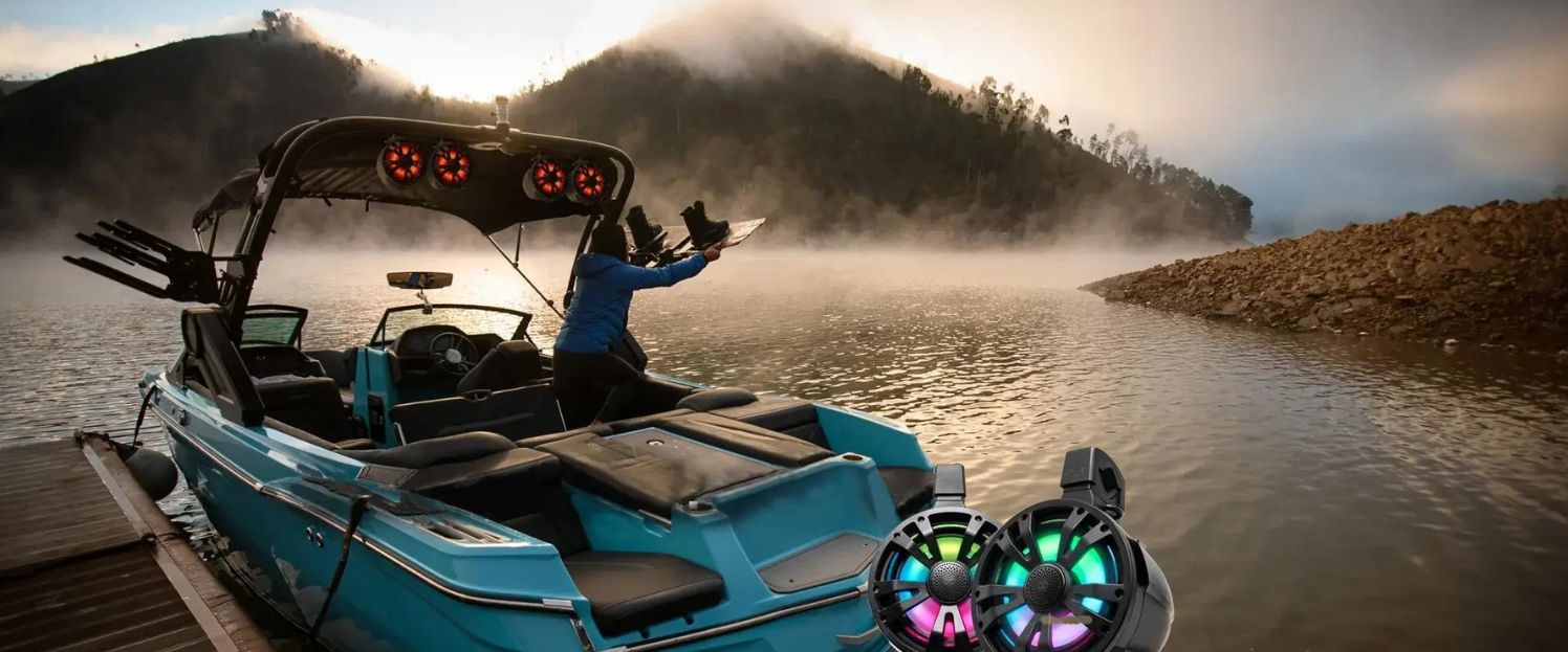 How to set up tower speakers with subwoofers for boats for the best musical experience